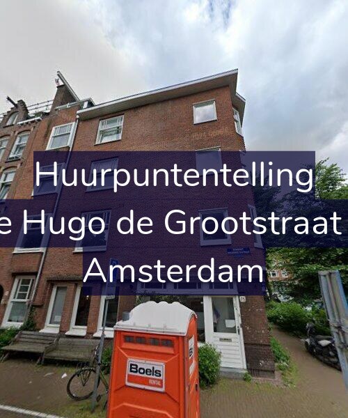 Foto gevel Huurpuntentelling voor Eerste Hugo de Grootstraat 39-H, Amsterdam