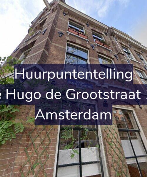 Foto gevel Huurpuntentelling voor Eerste Hugo de Grootstraat 13-S2, Amsterdam