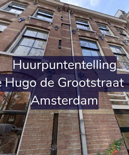Foto gevel Huurpuntentelling voor Eerste Hugo de Grootstraat 13-E3, Amsterdam