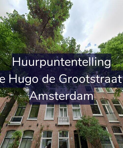 Foto gevel Huurpuntentelling voor Eerste Hugo de Grootstraat 12-2, Amsterdam
