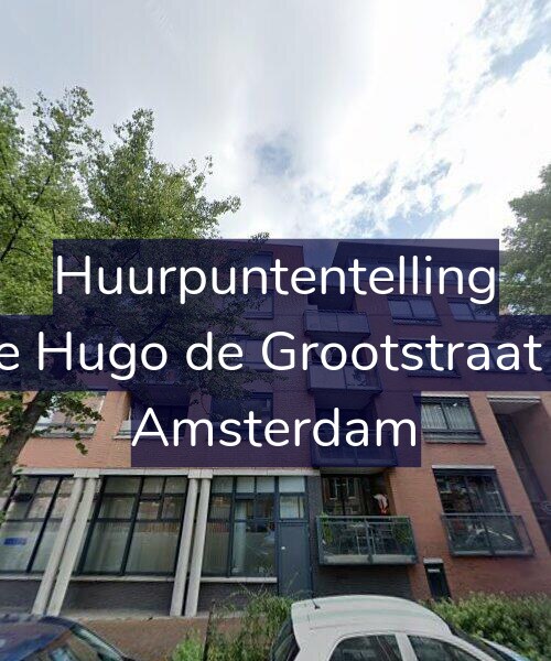 Foto gevel Huurpuntentelling voor Eerste Hugo de Grootstraat 34-A, Amsterdam