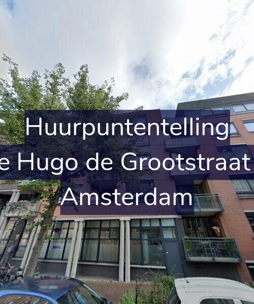 Foto gevel Huurpuntentelling voor Eerste Hugo de Grootstraat 30-B, Amsterdam