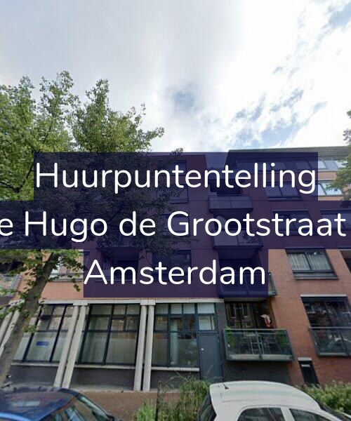 Foto gevel Huurpuntentelling voor Eerste Hugo de Grootstraat 30-C, Amsterdam