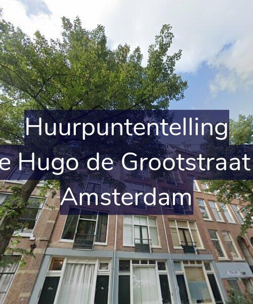 Foto gevel Huurpuntentelling voor Eerste Hugo de Grootstraat 17-3, Amsterdam