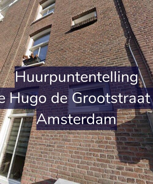 Foto gevel Huurpuntentelling voor Eerste Hugo de Grootstraat 11-H, Amsterdam