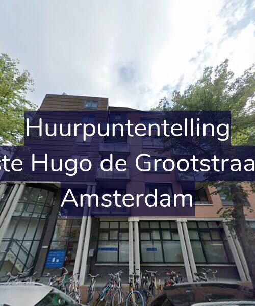 Foto gevel Huurpuntentelling voor Eerste Hugo de Grootstraat 36, Amsterdam