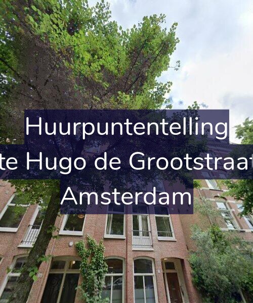 Foto gevel Huurpuntentelling voor Eerste Hugo de Grootstraat 8-2, Amsterdam