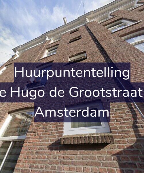 Foto gevel Huurpuntentelling voor Eerste Hugo de Grootstraat 11-2, Amsterdam