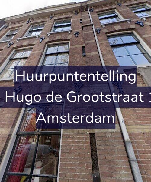 Foto gevel Huurpuntentelling voor Eerste Hugo de Grootstraat 13-N3, Amsterdam