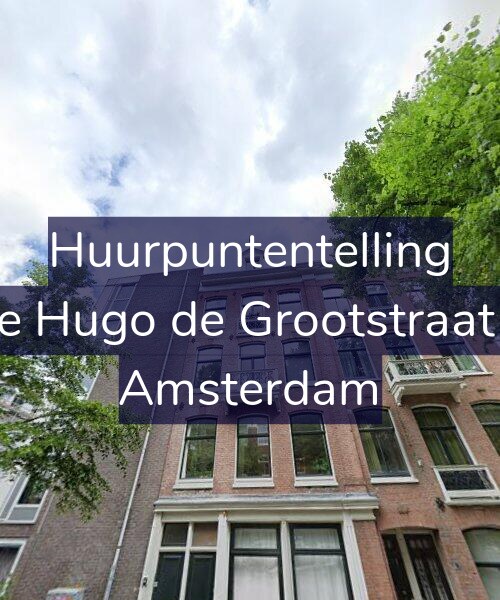 Foto gevel Huurpuntentelling voor Eerste Hugo de Grootstraat 16-3, Amsterdam