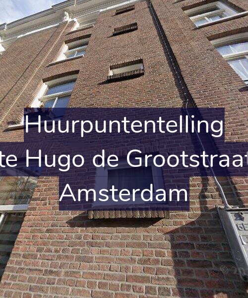 Foto gevel Huurpuntentelling voor Eerste Hugo de Grootstraat 9-3, Amsterdam