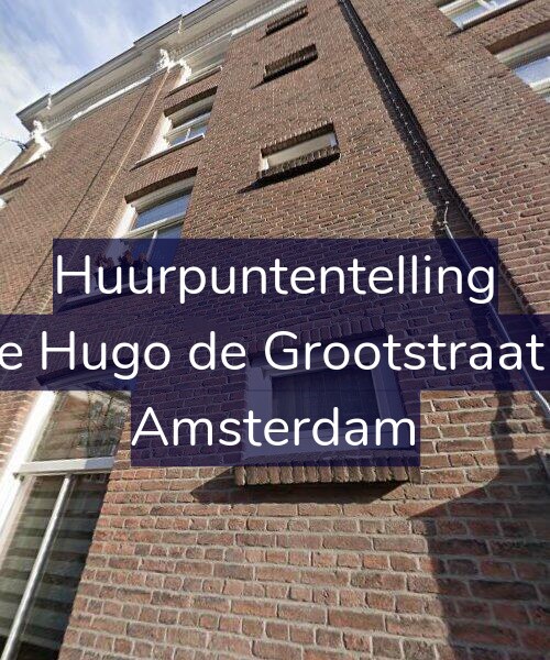 Foto gevel Huurpuntentelling voor Eerste Hugo de Grootstraat 11-1, Amsterdam