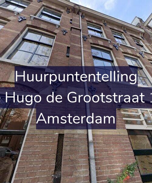 Foto gevel Huurpuntentelling voor Eerste Hugo de Grootstraat 13-D1, Amsterdam