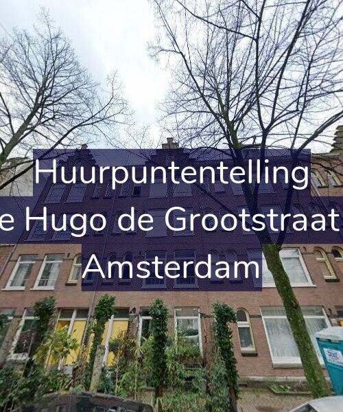 Foto gevel Huurpuntentelling voor Eerste Hugo de Grootstraat 31-2, Amsterdam