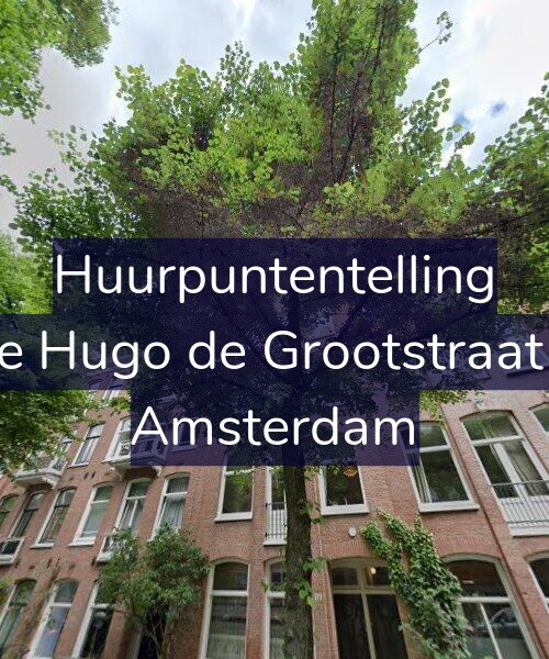 Foto gevel Huurpuntentelling voor Eerste Hugo de Grootstraat 10-2, Amsterdam