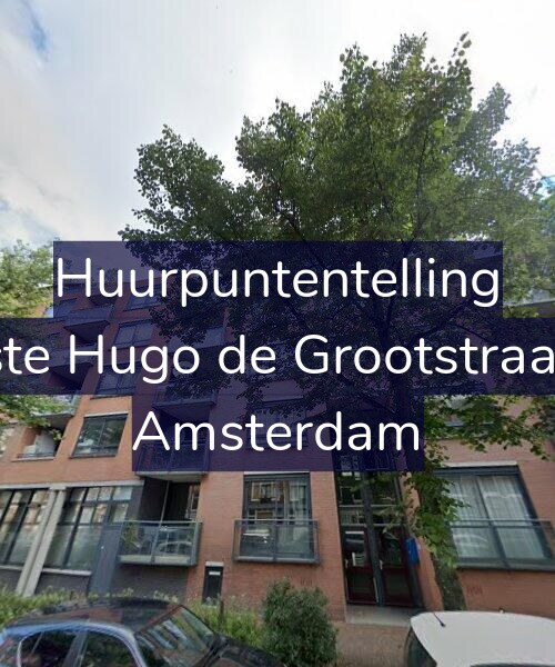 Foto gevel Huurpuntentelling voor Eerste Hugo de Grootstraat 26, Amsterdam