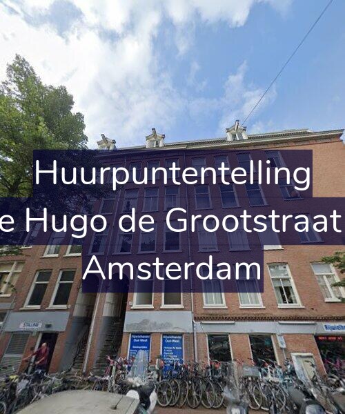Foto gevel Huurpuntentelling voor Eerste Hugo de Grootstraat 23-1, Amsterdam