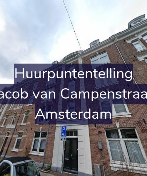 Foto gevel Huurpuntentelling voor Eerste Jacob van Campenstraat 19-HL, Amsterdam