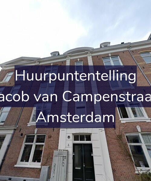 Foto gevel Huurpuntentelling voor Eerste Jacob van Campenstraat 3-2LV, Amsterdam