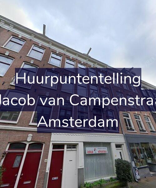 Foto gevel Huurpuntentelling voor Eerste Jacob van Campenstraat 40-2, Amsterdam