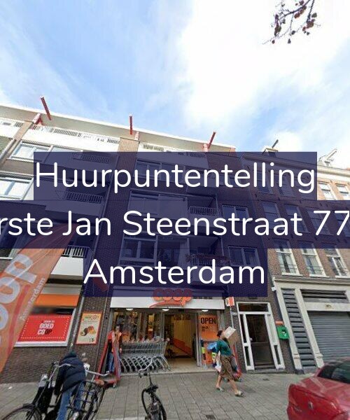 Foto gevel Huurpuntentelling voor Eerste Jan Steenstraat 77-A, Amsterdam