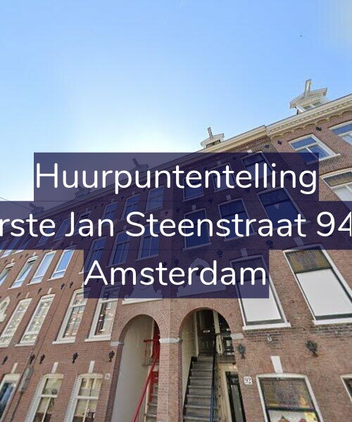 Foto gevel Huurpuntentelling voor Eerste Jan Steenstraat 94-3, Amsterdam