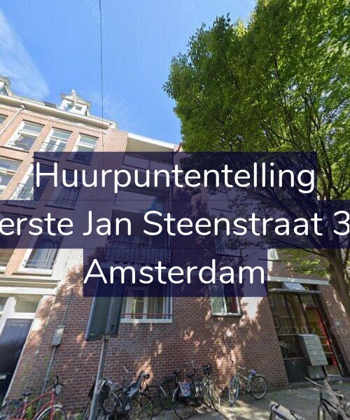 Foto gevel Huurpuntentelling voor Eerste Jan Steenstraat 37, Amsterdam