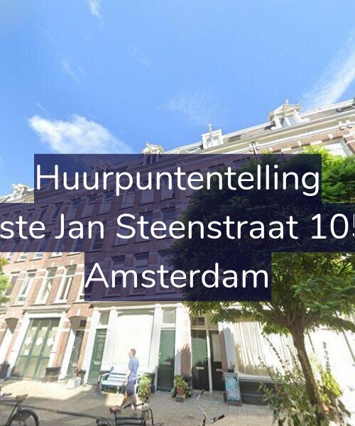 Foto gevel Huurpuntentelling voor Eerste Jan Steenstraat 105-3, Amsterdam
