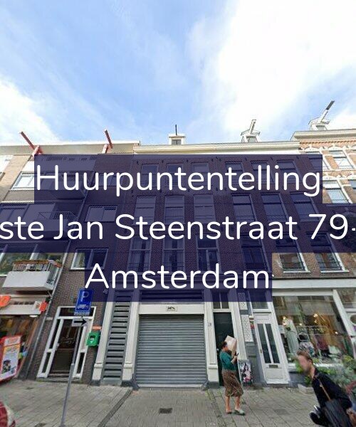Foto gevel Huurpuntentelling voor Eerste Jan Steenstraat 79-2V, Amsterdam