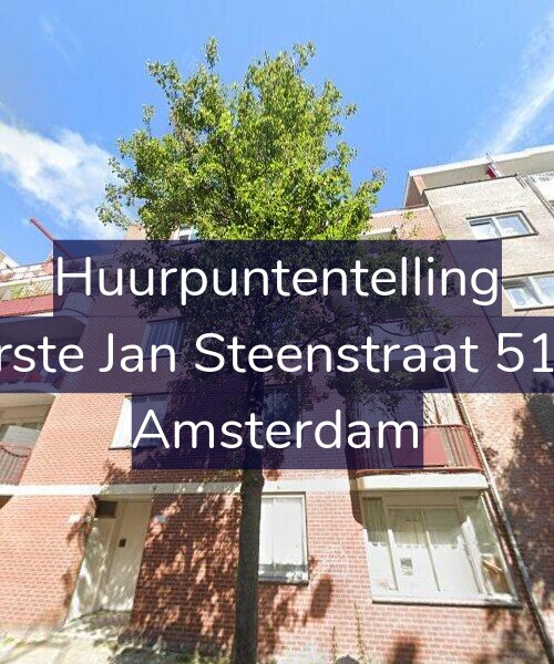 Foto gevel Huurpuntentelling voor Eerste Jan Steenstraat 51-A, Amsterdam