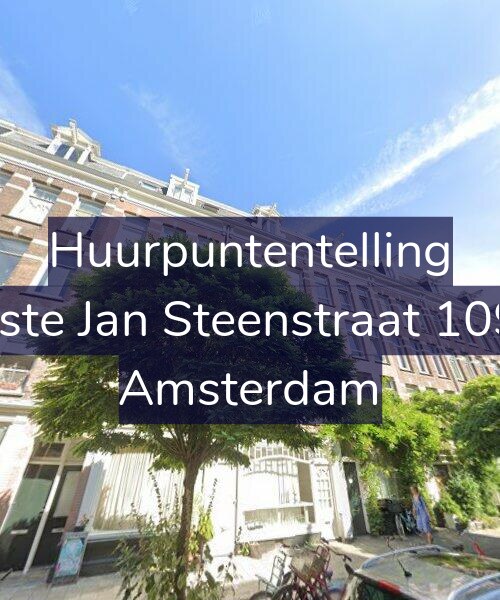 Foto gevel Huurpuntentelling voor Eerste Jan Steenstraat 109-1, Amsterdam