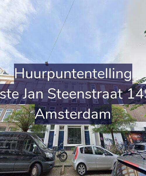 Foto gevel Huurpuntentelling voor Eerste Jan Steenstraat 149-3, Amsterdam