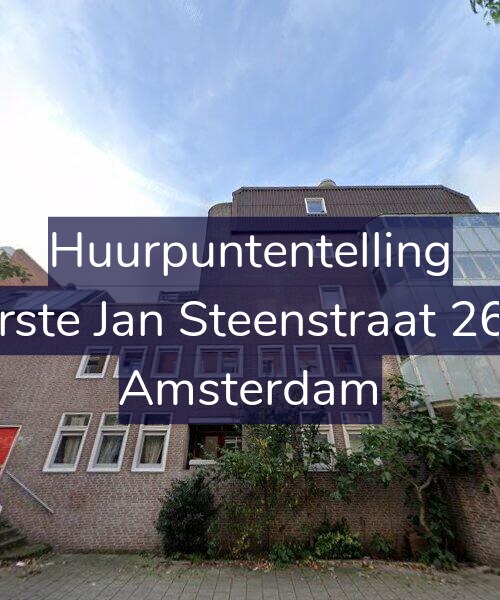 Foto gevel Huurpuntentelling voor Eerste Jan Steenstraat 26-E, Amsterdam