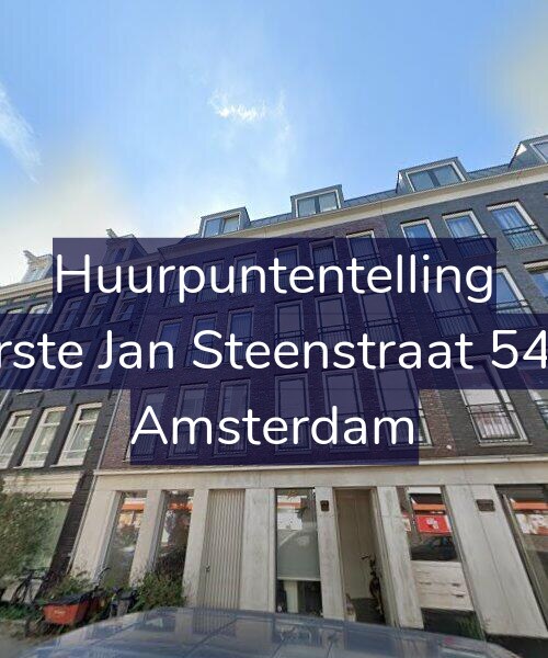 Foto gevel Huurpuntentelling voor Eerste Jan Steenstraat 54-D, Amsterdam