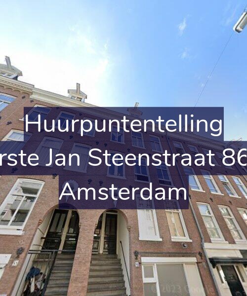 Foto gevel Huurpuntentelling voor Eerste Jan Steenstraat 86-3, Amsterdam