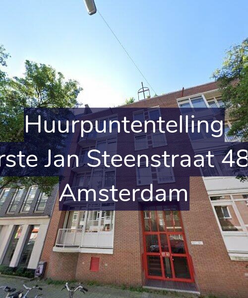 Foto gevel Huurpuntentelling voor Eerste Jan Steenstraat 48-D, Amsterdam