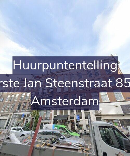 Foto gevel Huurpuntentelling voor Eerste Jan Steenstraat 85-H, Amsterdam