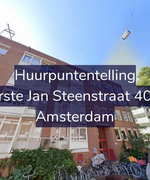 Foto gevel Huurpuntentelling voor Eerste Jan Steenstraat 40-B, Amsterdam
