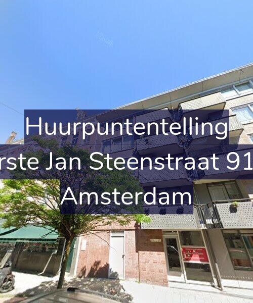 Foto gevel Huurpuntentelling voor Eerste Jan Steenstraat 91-C, Amsterdam