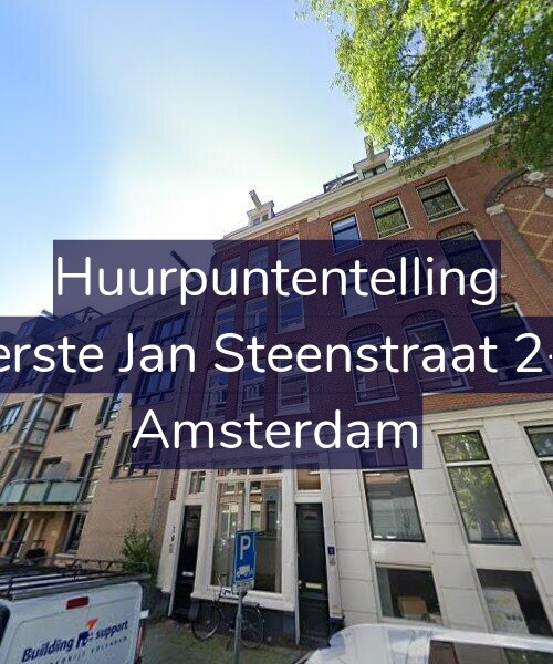 Foto gevel Huurpuntentelling voor Eerste Jan Steenstraat 2-1, Amsterdam