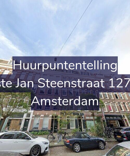 Foto gevel Huurpuntentelling voor Eerste Jan Steenstraat 127-2A, Amsterdam