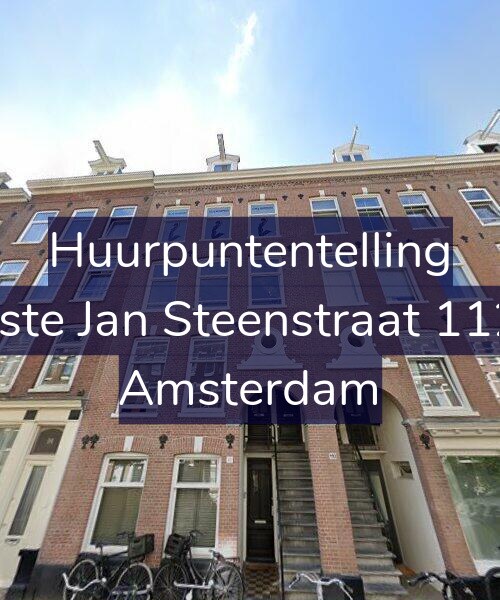 Foto gevel Huurpuntentelling voor Eerste Jan Steenstraat 112-1, Amsterdam