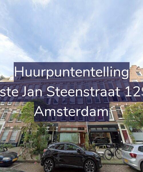 Foto gevel Huurpuntentelling voor Eerste Jan Steenstraat 129-2, Amsterdam
