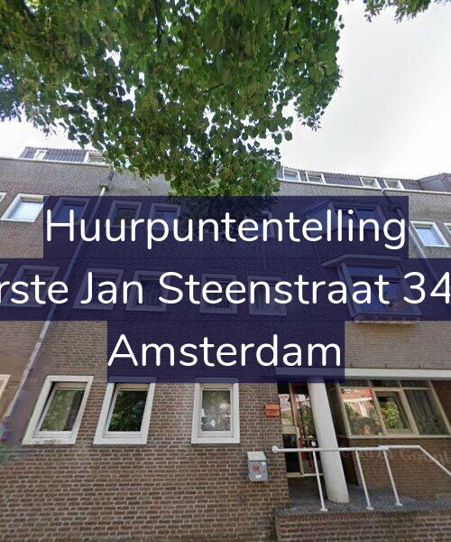 Foto gevel Huurpuntentelling voor Eerste Jan Steenstraat 34-A, Amsterdam