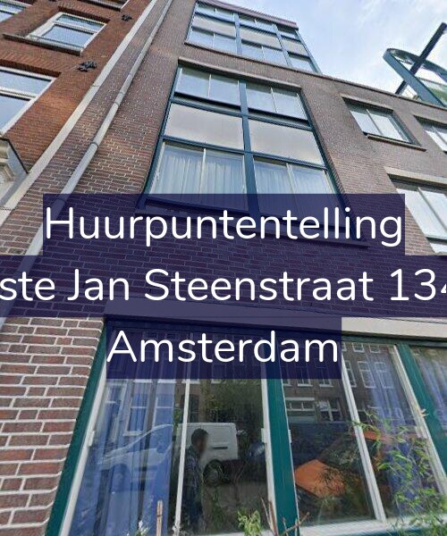 Foto gevel Huurpuntentelling voor Eerste Jan Steenstraat 134-B, Amsterdam