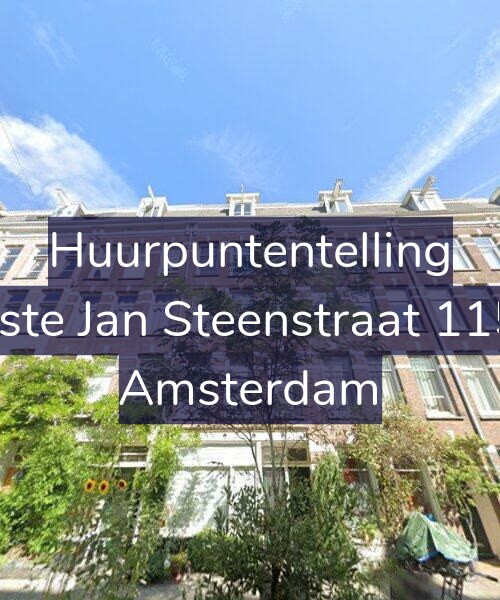 Foto gevel Huurpuntentelling voor Eerste Jan Steenstraat 115-1, Amsterdam