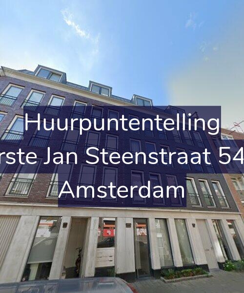 Foto gevel Huurpuntentelling voor Eerste Jan Steenstraat 54-A, Amsterdam