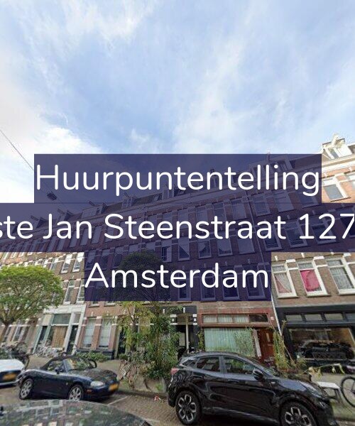 Foto gevel Huurpuntentelling voor Eerste Jan Steenstraat 127-2B, Amsterdam