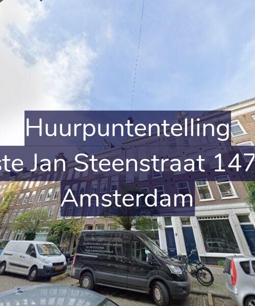Foto gevel Huurpuntentelling voor Eerste Jan Steenstraat 147-3A, Amsterdam