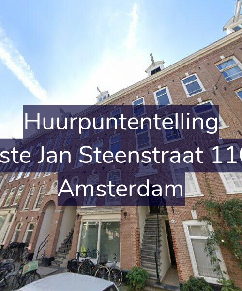 Foto gevel Huurpuntentelling voor Eerste Jan Steenstraat 110-3, Amsterdam